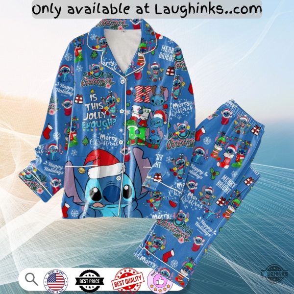 christmas lilo and stitch pajamas