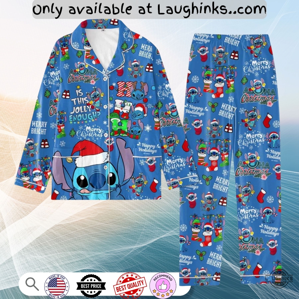 Christmas Lilo And Stitch Pajamas 5 Christmas Lilo and Stitch Pajamas