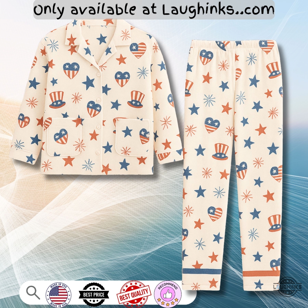 4Th Of July Pajamas Fourth Of July Sleep Set 2 4th of July Pajamas Fourth of July Sleep Set