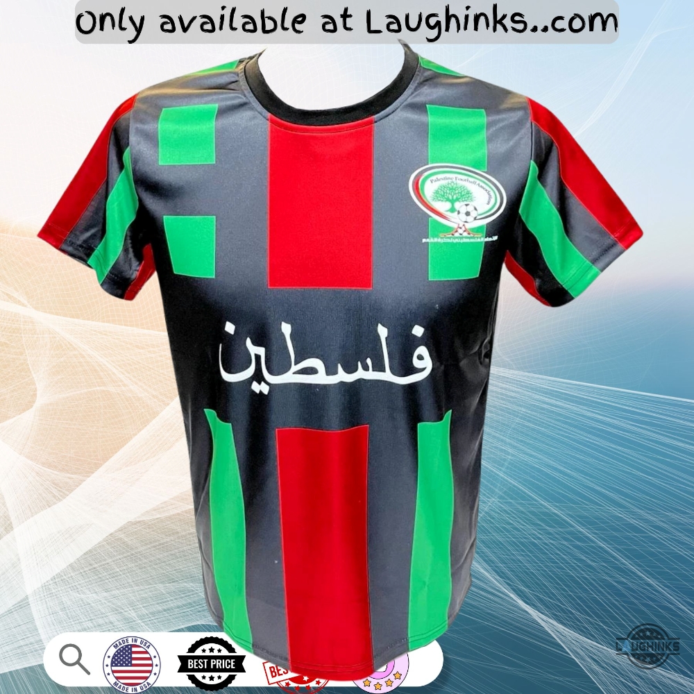 New Palestine Football Jersey Shirt Multicolor Reprinted Replica 7 New Palestine Football Jersey Shirt Multicolor Reprinted Replica