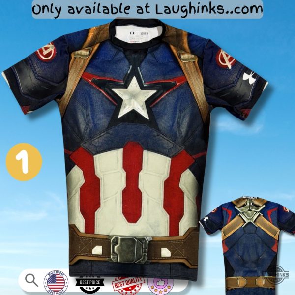 captain america the avengers civil war aop shirt inspired by under armour