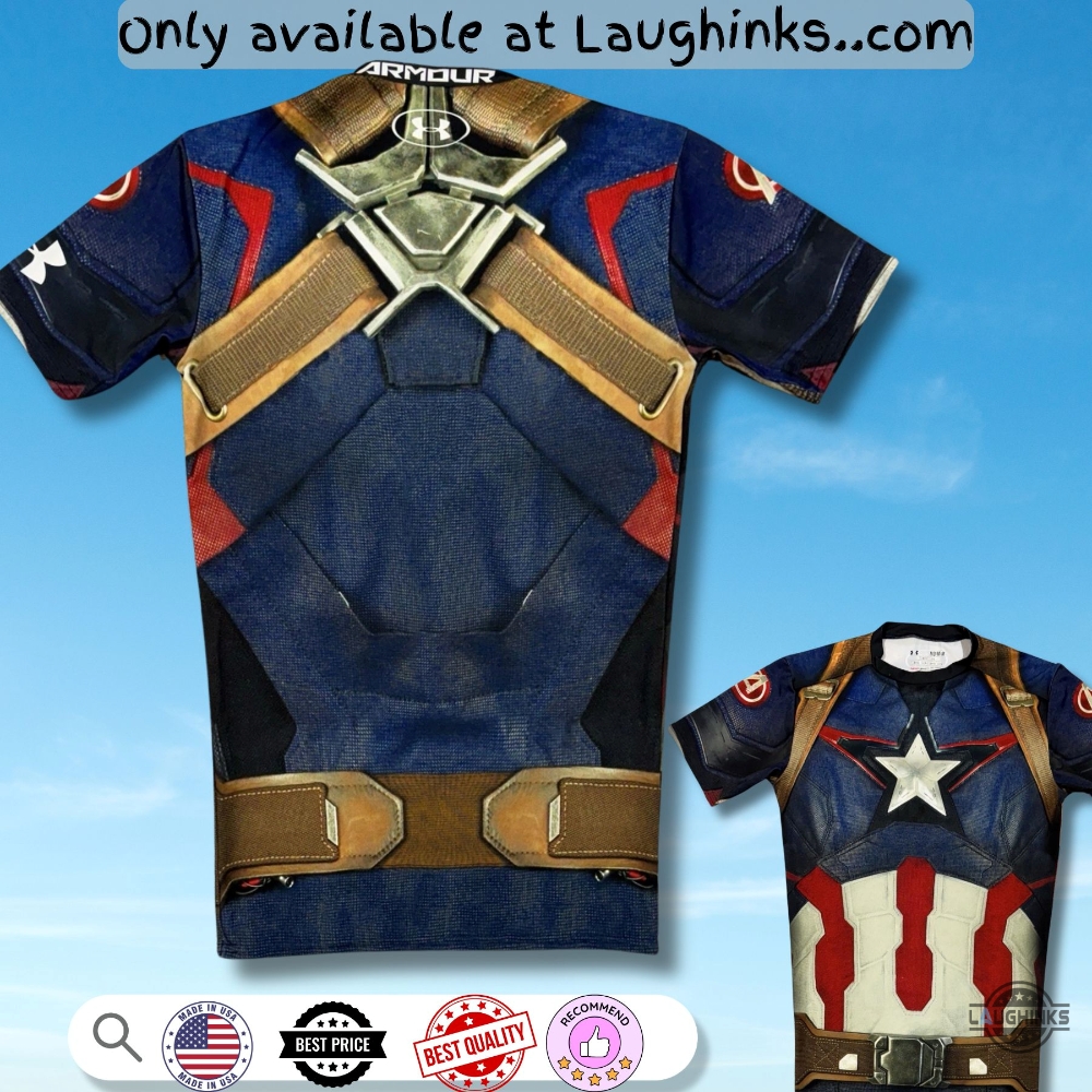 Captain America The Avengers Civil War Aop Shirt Inspired By Under Armour 9 Captain America The Avengers Civil War AOP Shirt Inspired by Under Armour
