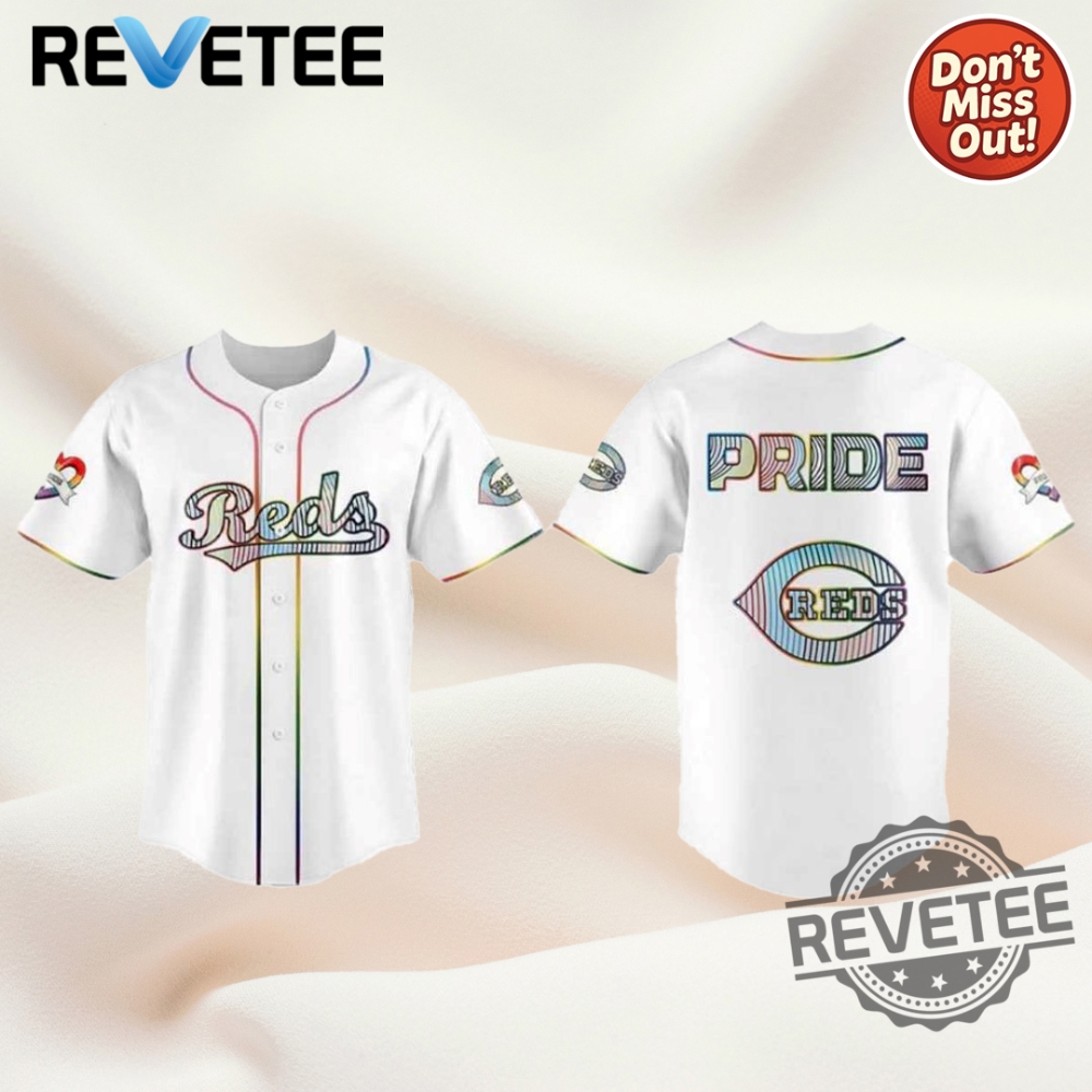 Reds Lgbtq Pride Night 2025 Baseball Shirt Jersey Cincinnati Love Wins