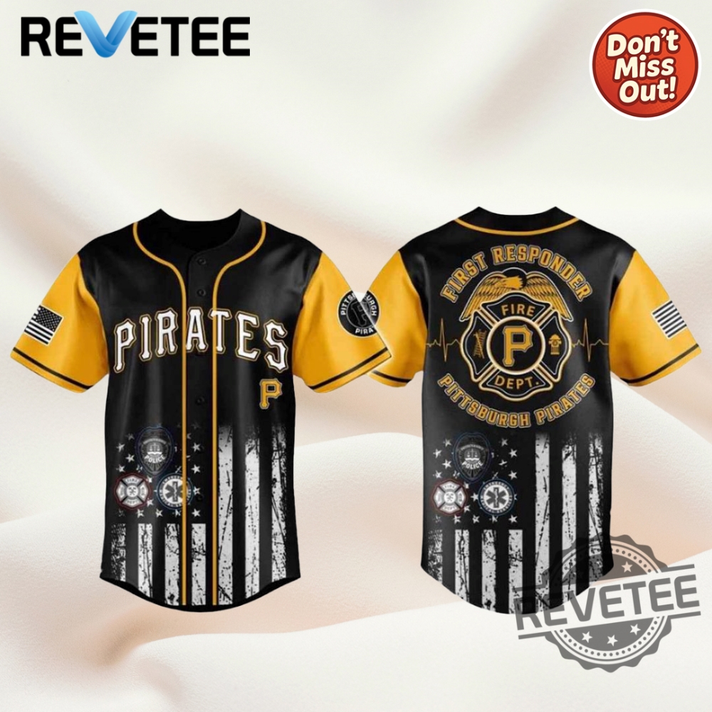 Pirates First Responders 2025 Baseball Shirt Jersey Pittsburgh Heroes