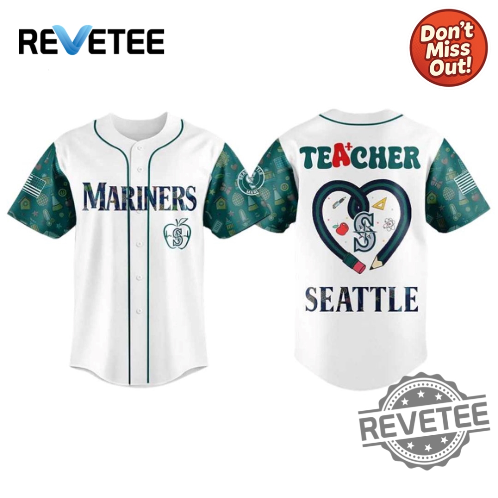 Mariners Teacher Appreciation Week Jersey 2025 Baseball Shirt Seattle Educators