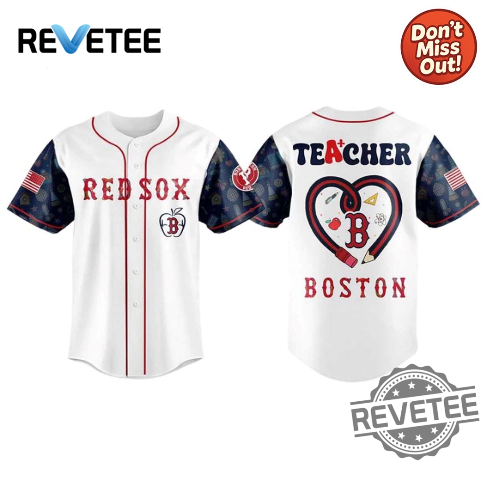 Red Sox Teacher Appreciation Week Jersey 2025 Baseball Shirt Boston Educators