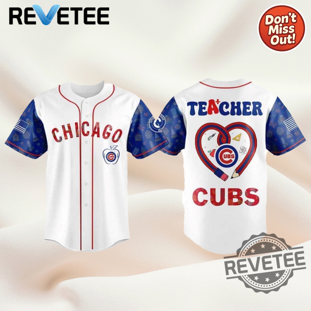 Cubs Teacher Appreciation Week Jersey 2025 Baseball Shirt Chicago Educators