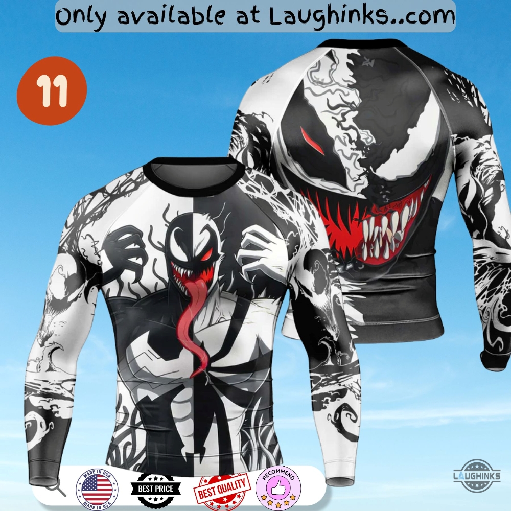 Rash Guard Venom Compression Shirt The Anti Hero Spider Man Cat Samurai Beast Mode Venompool 18 Rash Guard Venom Compression Shirt The Anti Hero Spider Man Cat Samurai Beast Mode Venompool