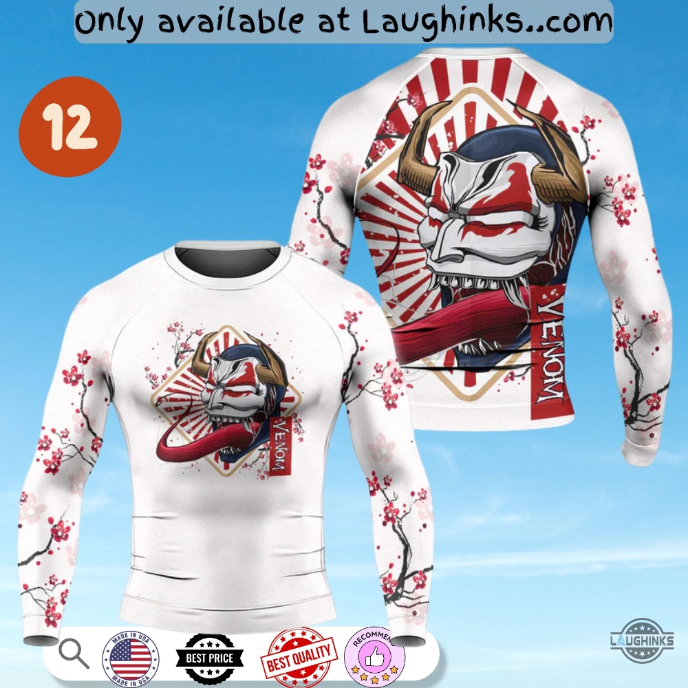 Rash Guard Venom Compression Shirt The Anti Hero Spider Man Cat Samurai Beast Mode Venompool 19 Rash Guard Venom Compression Shirt The Anti Hero Spider Man Cat Samurai Beast Mode Venompool