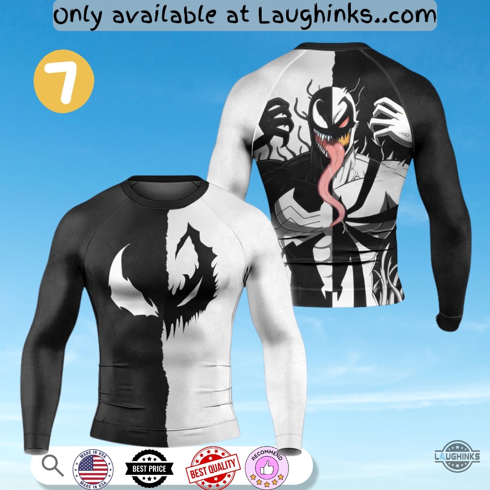 Rash Guard Venom Compression Shirt The Anti Hero Spider Man Cat Samurai Beast Mode Venompool 25 Rash Guard Venom Compression Shirt The Anti Hero Spider Man Cat Samurai Beast Mode Venompool