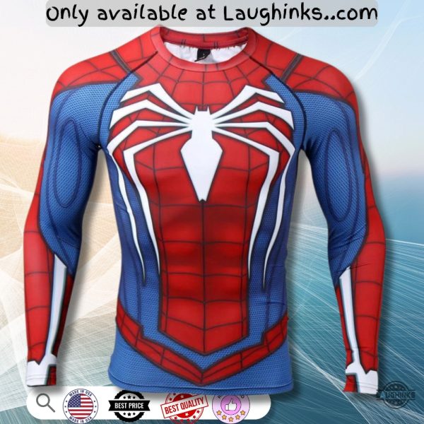 spiderman peter parker compression shirt