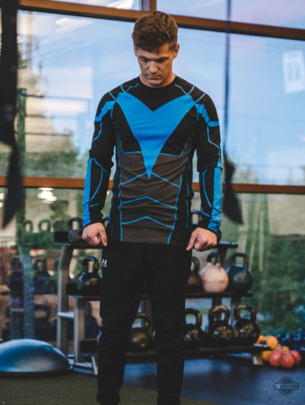 mark grayson s2 nightwing long sleeve compression shirt