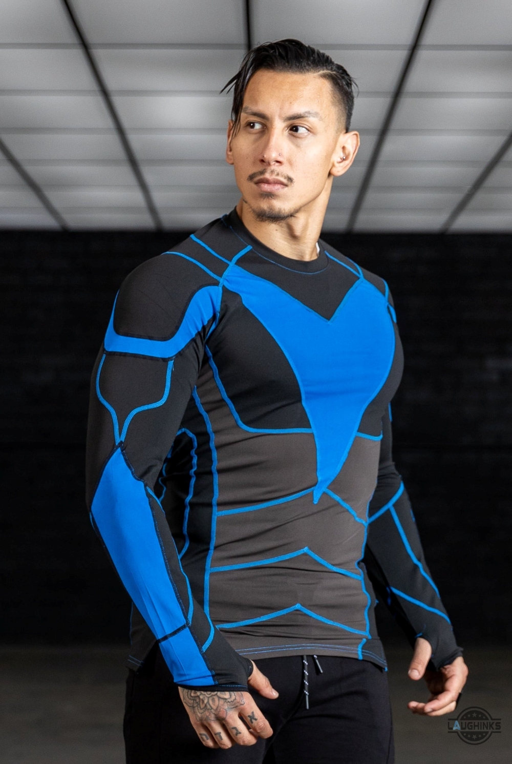 Mark Grayson S2 Nightwing Long Sleeve Compression Shirt 23 Mark GRAYSON S2 Nightwing Long Sleeve Compression Shirt