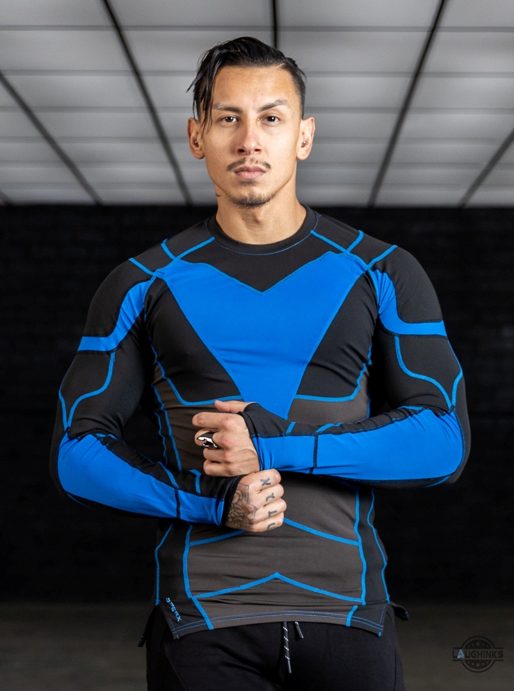 Mark Grayson S2 Nightwing Long Sleeve Compression Shirt 24 Mark GRAYSON S2 Nightwing Long Sleeve Compression Shirt