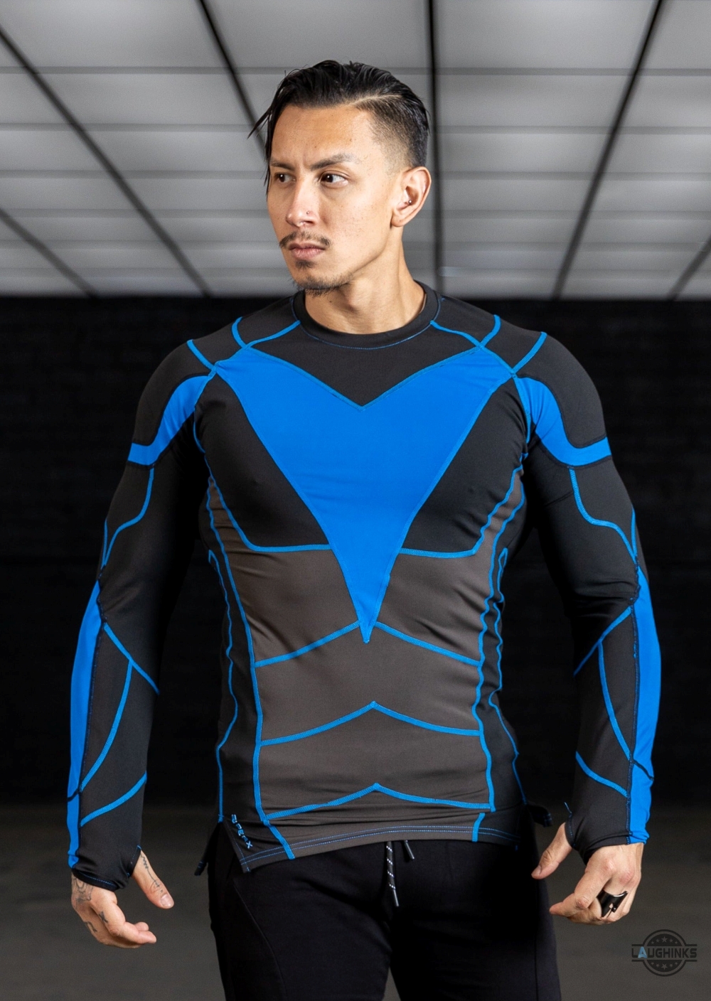 Mark Grayson S2 Nightwing Long Sleeve Compression Shirt 25 Mark GRAYSON S2 Nightwing Long Sleeve Compression Shirt