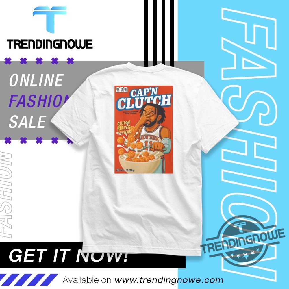 Knicks Captain Clutch Jalen Brunson Shirt trendingnowe 1