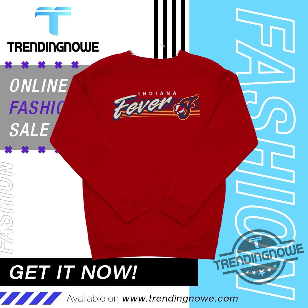 Indiana Fever Distressed Basketball Sweatshirt trendingnowe 1