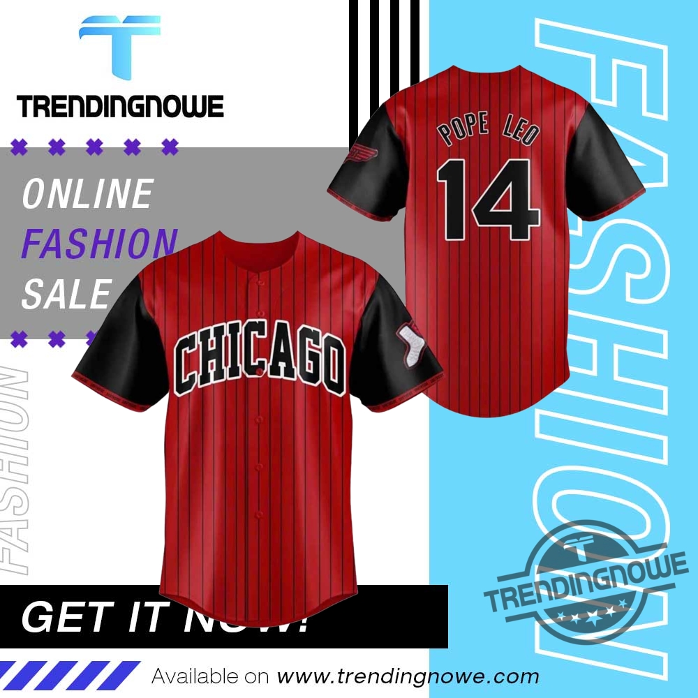 White Sox Pope Leo Xiv City Connect 2025 Baseball Jersey trendingnowe 1