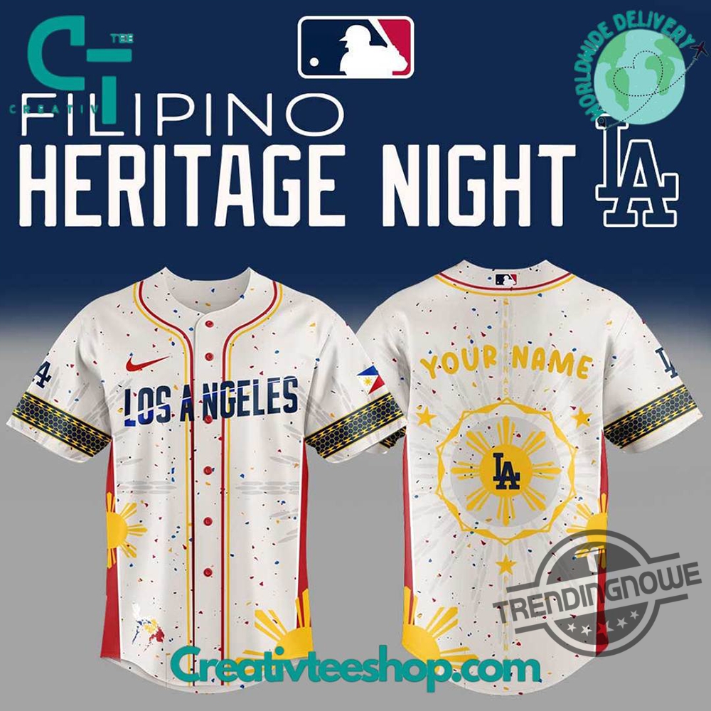 Los Angeles Dodgers Filipino Heritage Night Baseball Jersey trendingnowe 2