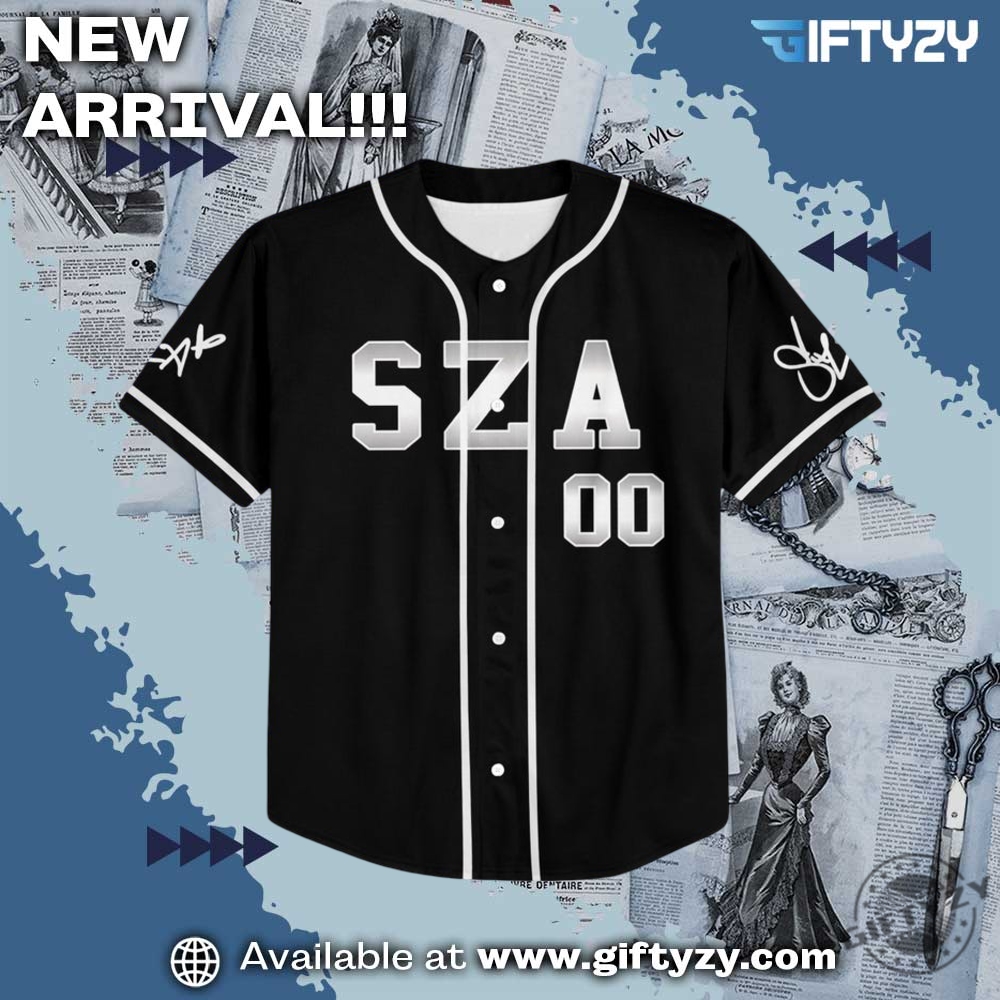 Custom Sza Album Fan Concert Grand National Tour 2025 Baseball Jersey 4 Custom SZA Album Fan Concert Grand National Tour 2025 Baseball Jersey