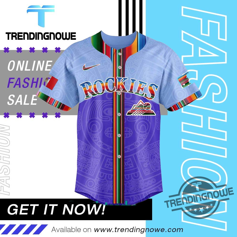 Colorado Rockies Mexican Heritage Night Baseball Jersey trendingnowe 1