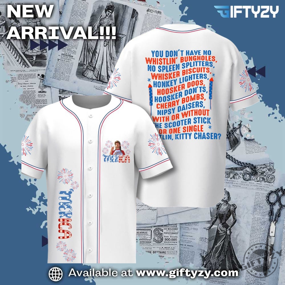 4Th Of July Usa Baseball Jersey 2 4th Of July USA Baseball Jersey
