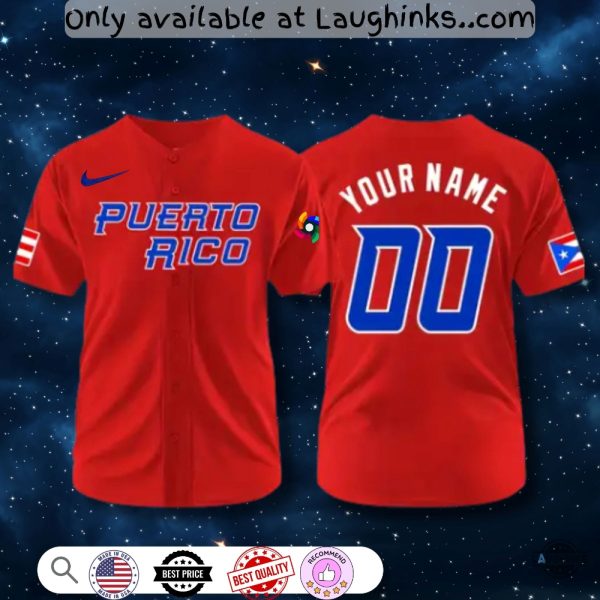 nike francisco lindor puerto rico baseball jersey shirt full printed