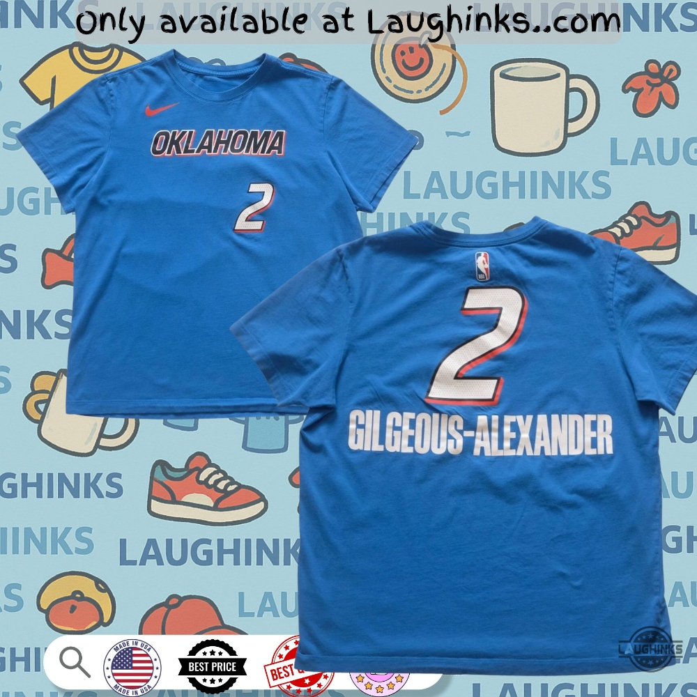 Nike Okc Thunder Nba Shai Gilgeous Alexander Shirt 2 NIKE OKC THUNDER NBA SHAI GILGEOUS ALEXANDER Shirt