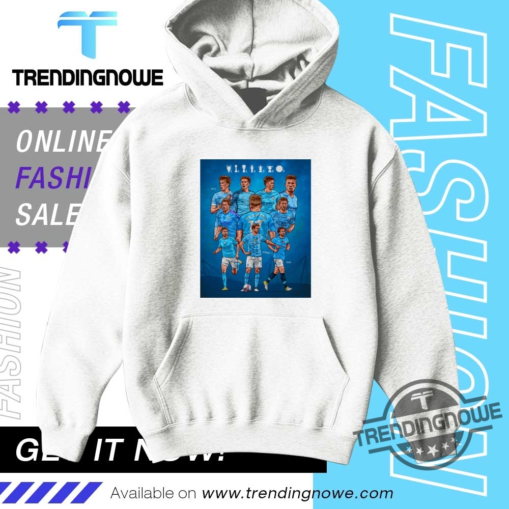 Manchester City Kevin De Bruyne 2015 2025 Art Shirt 9 Manchester City Kevin De Bruyne 2015 2025 Art Shirt
