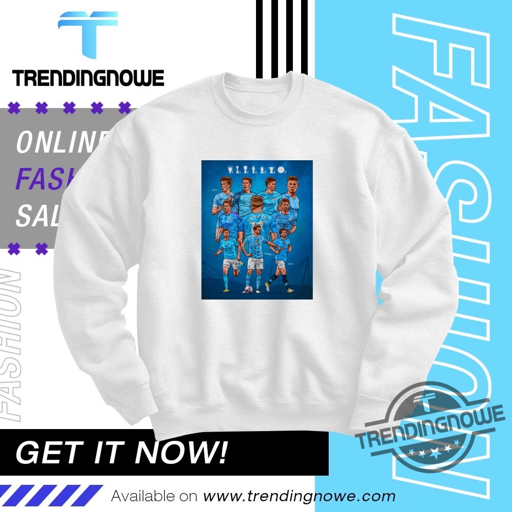 Manchester City Kevin De Bruyne 2015 2025 Art Shirt 10 Manchester City Kevin De Bruyne 2015 2025 Art Shirt