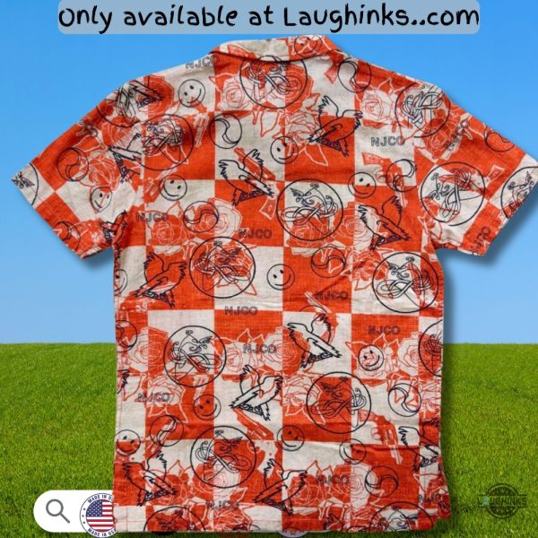 brandon guns and roses hawaiian shirt reprinted