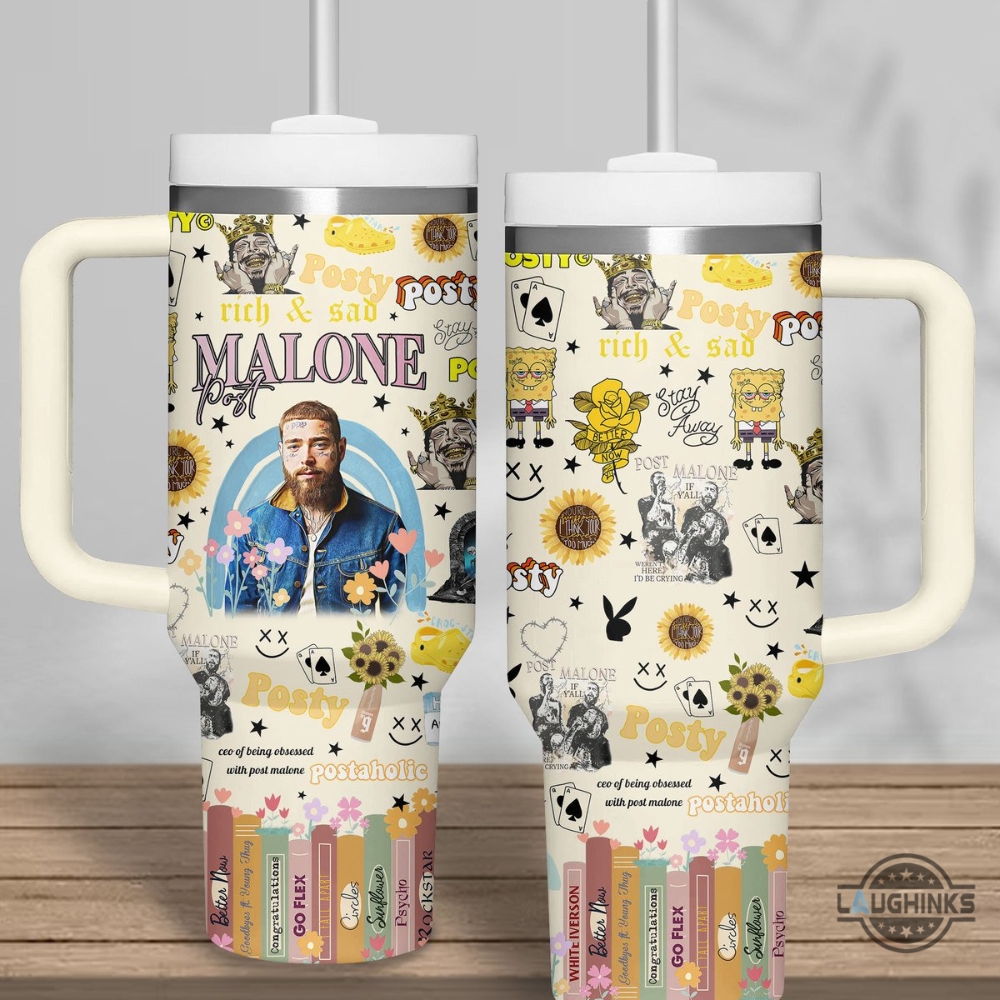 Post Malone Albums As Books Stanley Tumbler 40 Oz Dupe 9 Post Malone Albums as Books Stanley Tumbler 40 oz Dupe