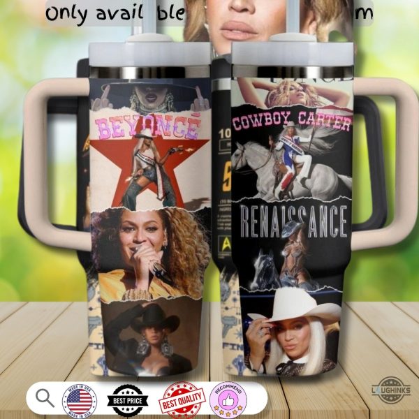 beyonce album collection stanley tumbler 40oz dupe