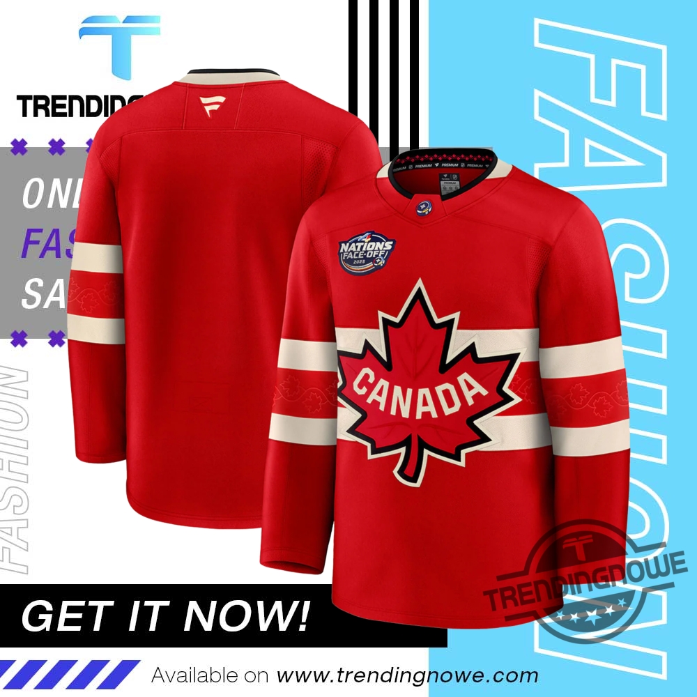 Canada Nhl Red 4 Nations Face Off Jersey trendingnowe 1
