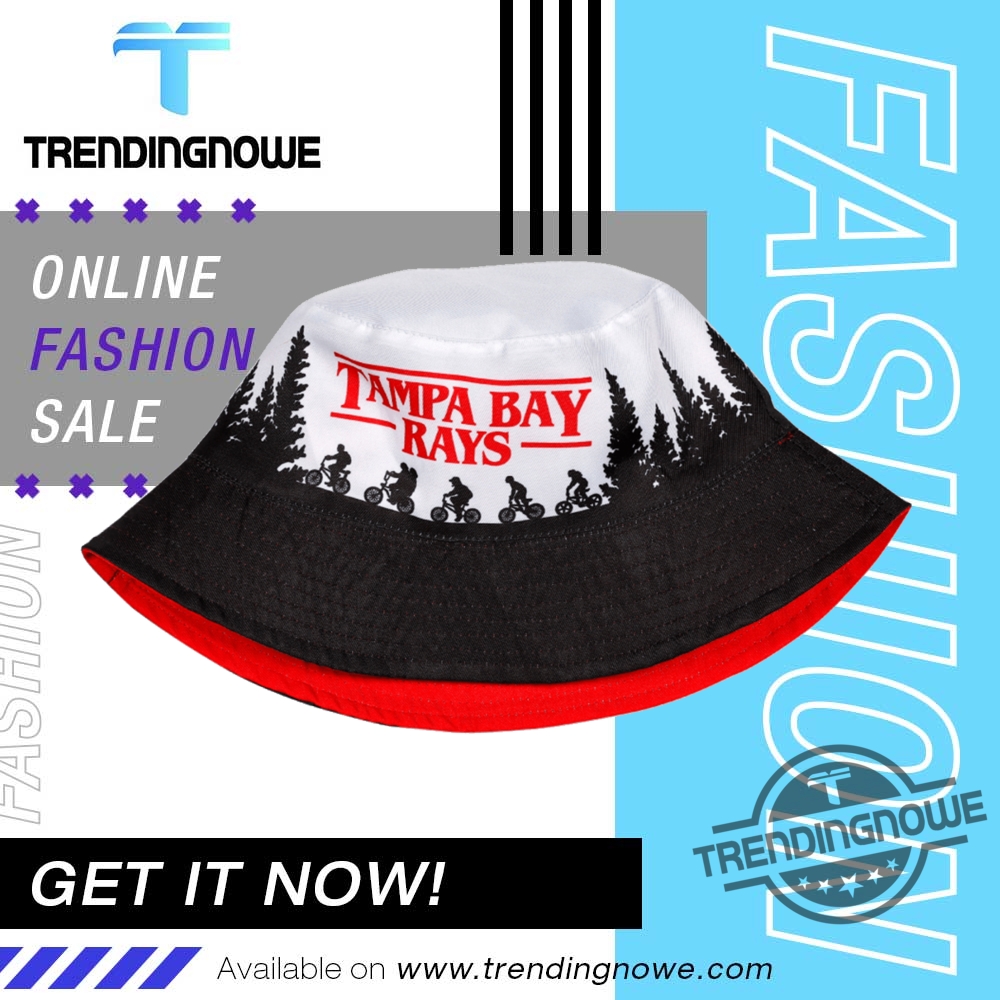 Tampa Bay Rays Stranger Things Bucket Hat 2025 Giveaway trendingnowe 1