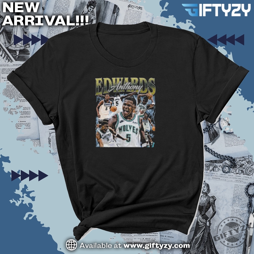 Anthony Edwards Minnesota Antman Vintage Graphic Unisex Shirt 5 Anthony Edwards Minnesota Antman Vintage Graphic Unisex shirt