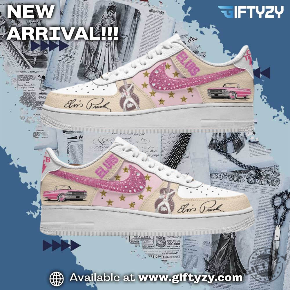 Red White And Feral NBA Funny Shirt 13 Elvis Presley Nike Air Force Shoes