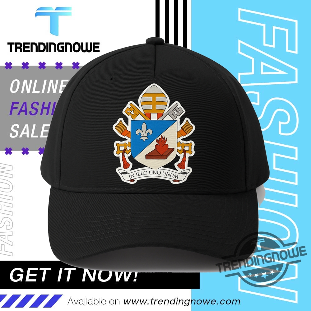 Pope Leo Xiv Motto And Coat Of Arms Vatican Catholic Hat trendingnowe 1