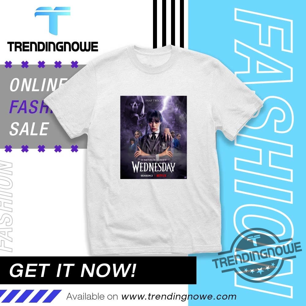 Wednesday Season 2 Concept Poster Shirt trendingnowe 1