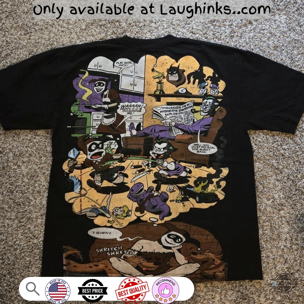 Rush Batman Joker And Harley Quinn Shirt Full Printed Replica 11 Rush Batman Joker and Harley Quinn Shirt Full Printed Replica