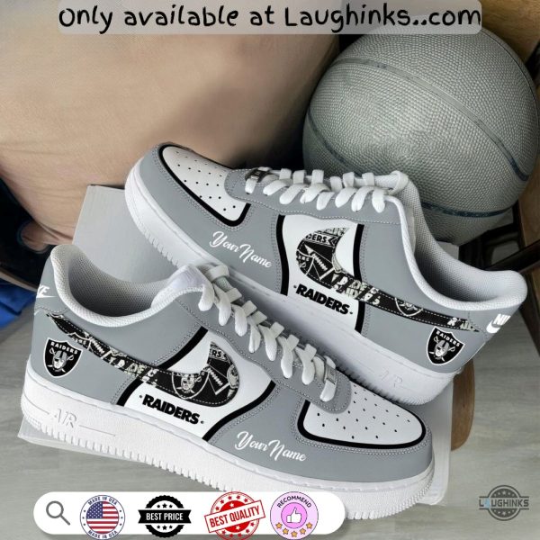 las vegas raiders limited edition custom air force 1 shoes
