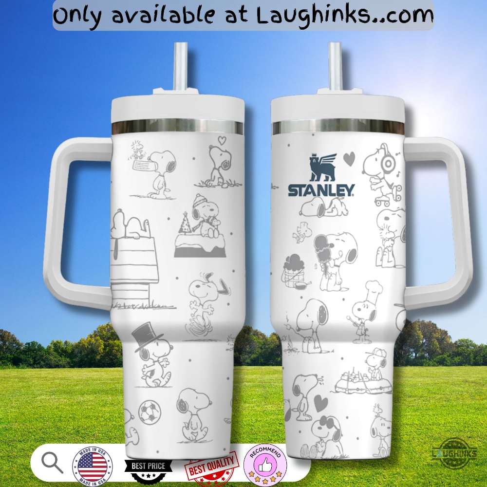 Snoopy Custom Engraved Stainless Steel Stanley Tumbler 40Oz 7 Snoopy Custom Engraved Stainless Steel Stanley Tumbler 40oz