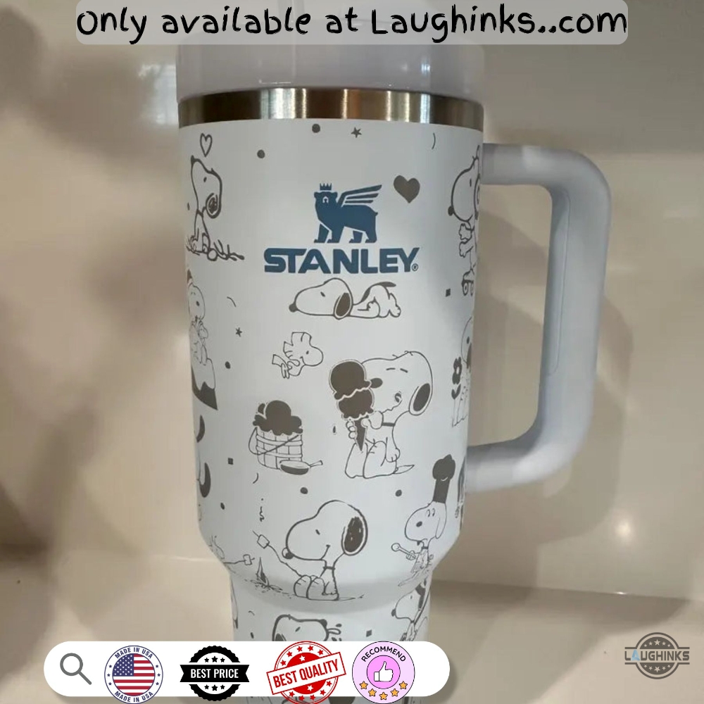 Snoopy Custom Engraved Stainless Steel Stanley Tumbler 40Oz 8 Snoopy Custom Engraved Stainless Steel Stanley Tumbler 40oz