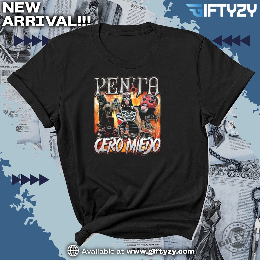 Penta Cero Miedo Wrestling Sport Shirt 7 Penta Cero Miedo Wrestling Sport Shirt