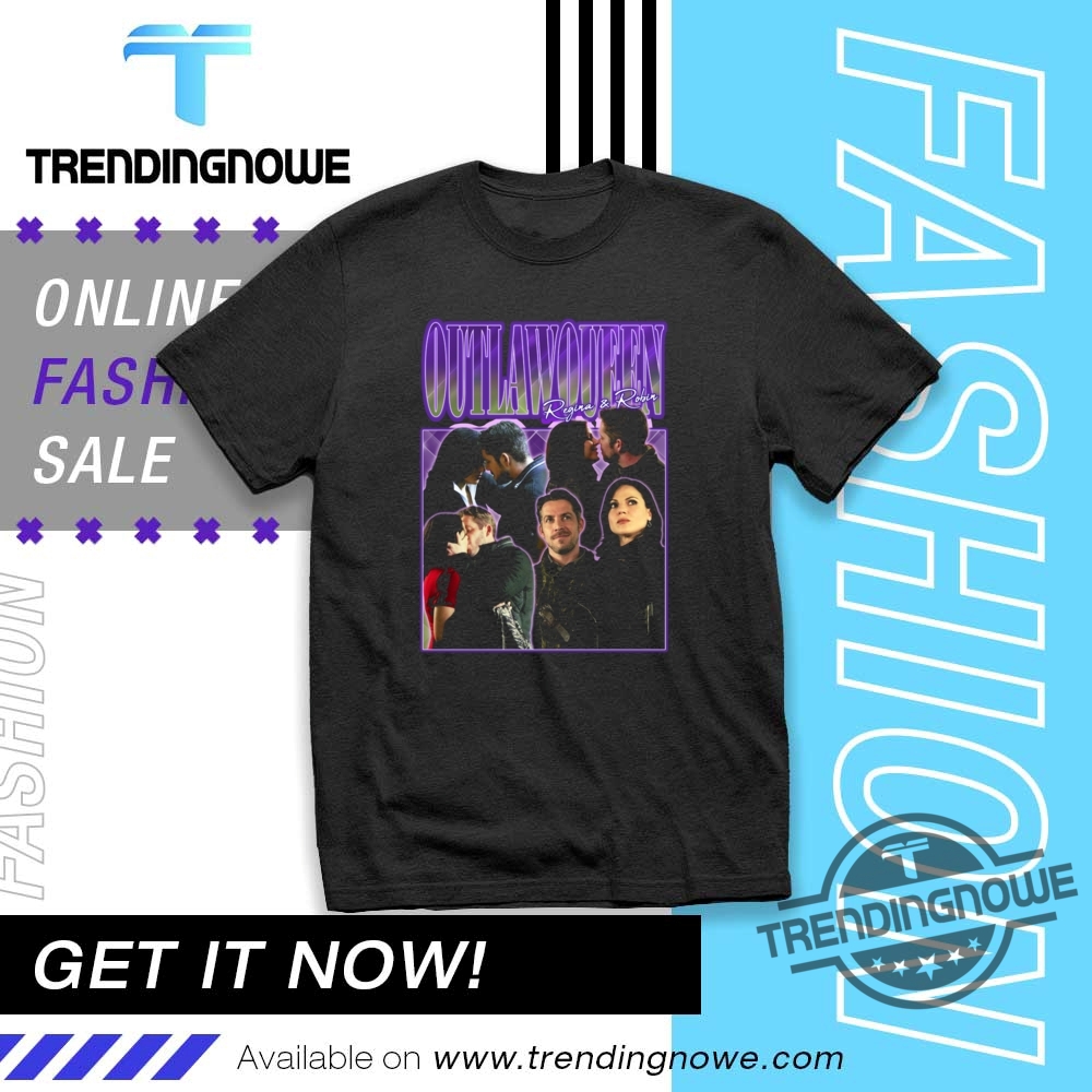 "Top 5 Unique Vintage and Pop Culture Shirts You Need Now" 4 Once Upon A Time Regina And Robin Outlaw Queen Shirt