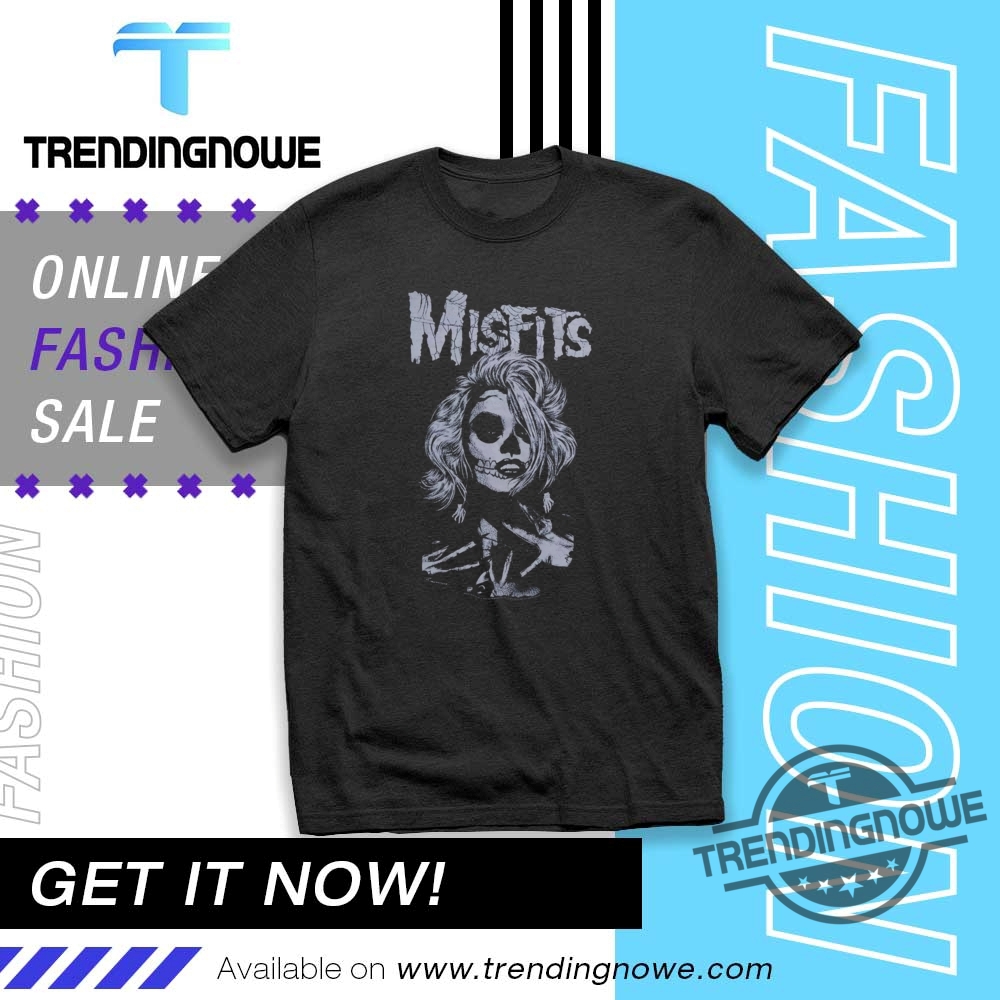 "Top 5 Unique Vintage and Pop Culture Shirts You Need Now" 6 Misfits Skull Woman Lavender Shirt
