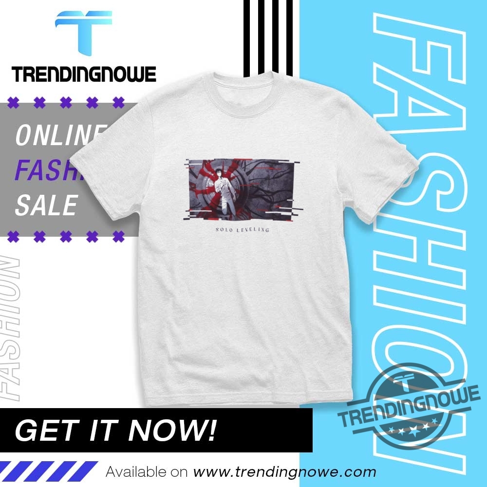 "Top 5 Unique Vintage and Pop Culture Shirts You Need Now" 7 Solo Leveling Jinwoo Glitch Panel Shirt