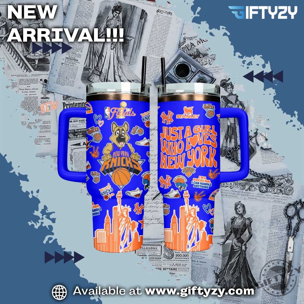 Nba New York Knicks 3D Tumbler With Handle Stanley Cup 4 NBA New York Knicks 3D Tumbler With Handle Stanley Cup