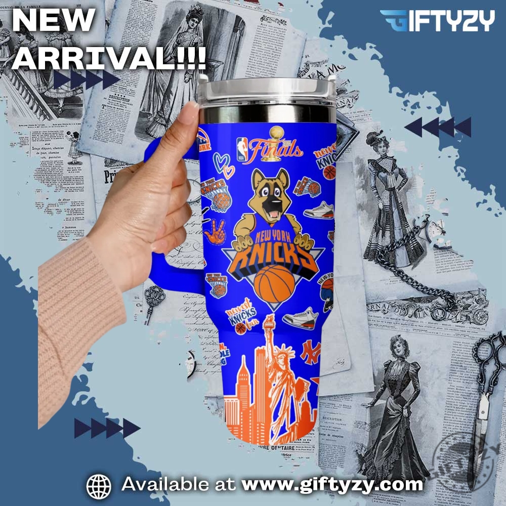 Nba New York Knicks 3D Tumbler With Handle Stanley Cup 5 NBA New York Knicks 3D Tumbler With Handle Stanley Cup