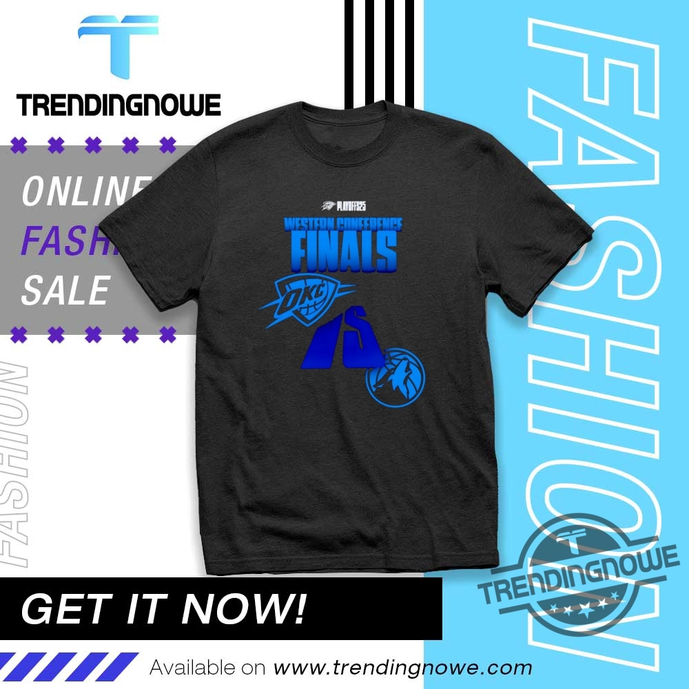 Okc Western Conference Finals Playoffs 2025 Shirt trendingnowe 1